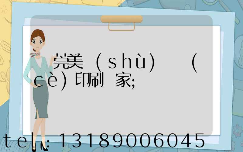 東莞美術(shù)畫冊(cè)印刷廠家