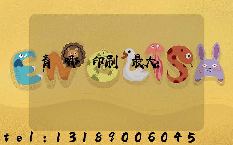 青島哪個印刷廠最大